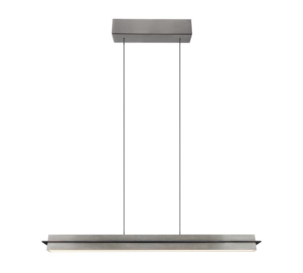 Emerson LED pendant brushed steel — 346710107
