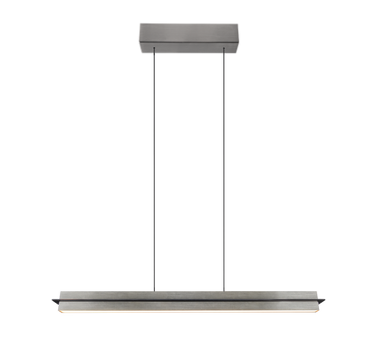 Emerson LED pendant brushed steel — 346710107