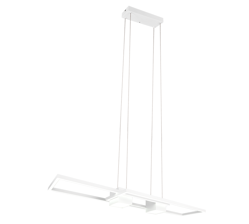 Albany LED pendant matt white — 347710431