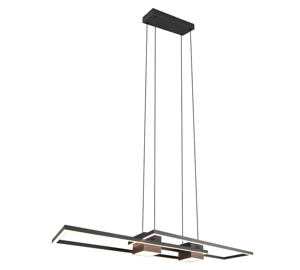 Albany LED pendant matt black — 347710432