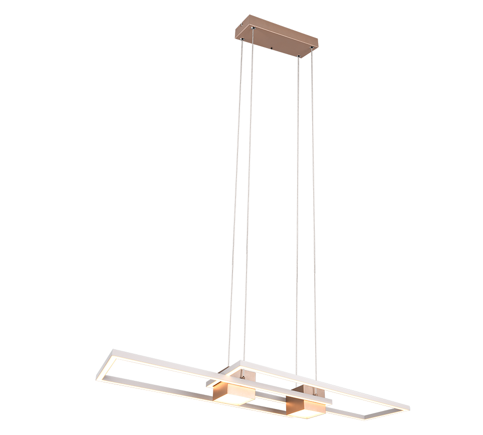 Albany LED pendant coffee brown — 347710465