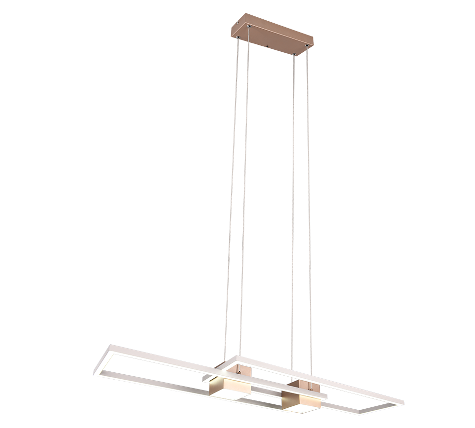 Albany LED pendant coffee brown — 347710465