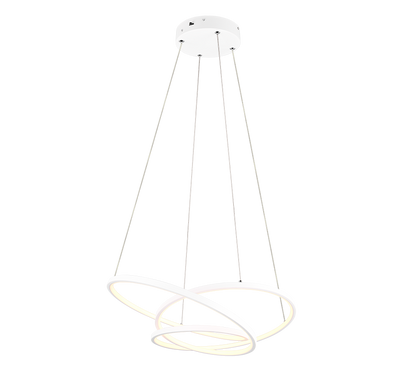 Darvin LED pendant 64 cm matt white — 349110131