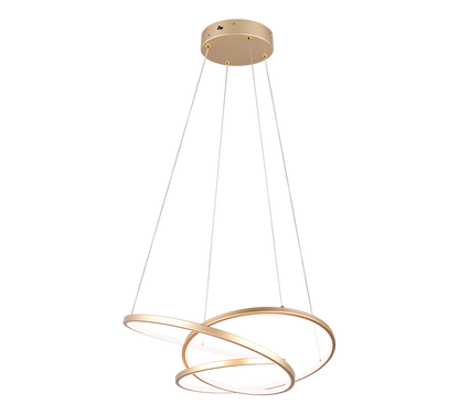 Darvin LED pendant 64 cm gold — 349110179
