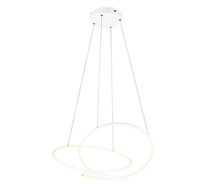 Darvin LED pendant 84 cm matt white — 349119131
