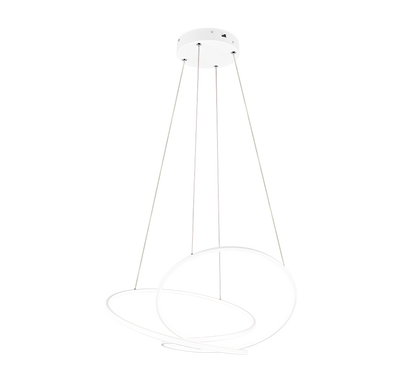 Darvin LED pendant 84 cm matt white — 349119131