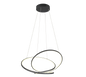 Darvin LED pendant 84 cm matt black — 349119132