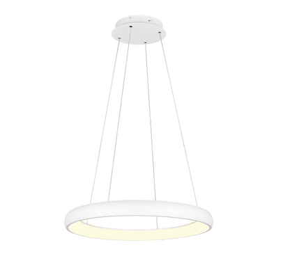 Cardona LED pendant 75 cm matt white — 349617531