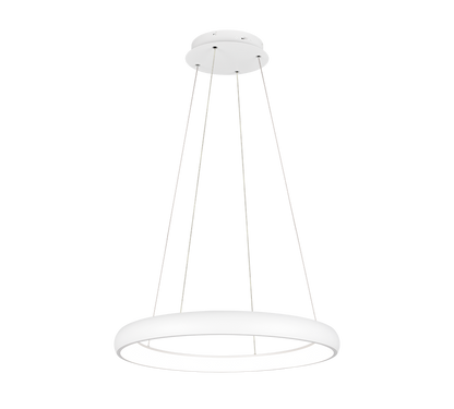 Cardona LED pendant 75 cm matt white — 349617531