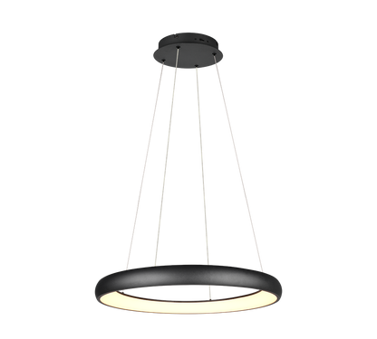 Cardona LED pendant 75 cm matt black — 349617532