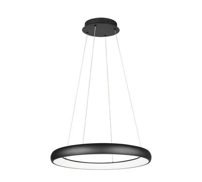 Cardona LED pendant 75 cm matt black — 349617532