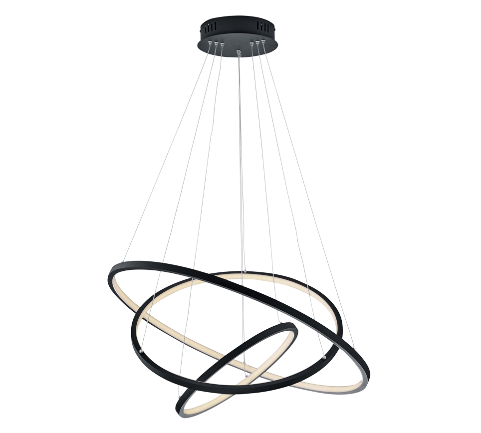 WiZ Aaron LED pendant anthracite RGBW — 352710342