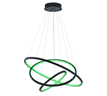 WiZ Aaron LED pendant anthracite RGBW — 352710342