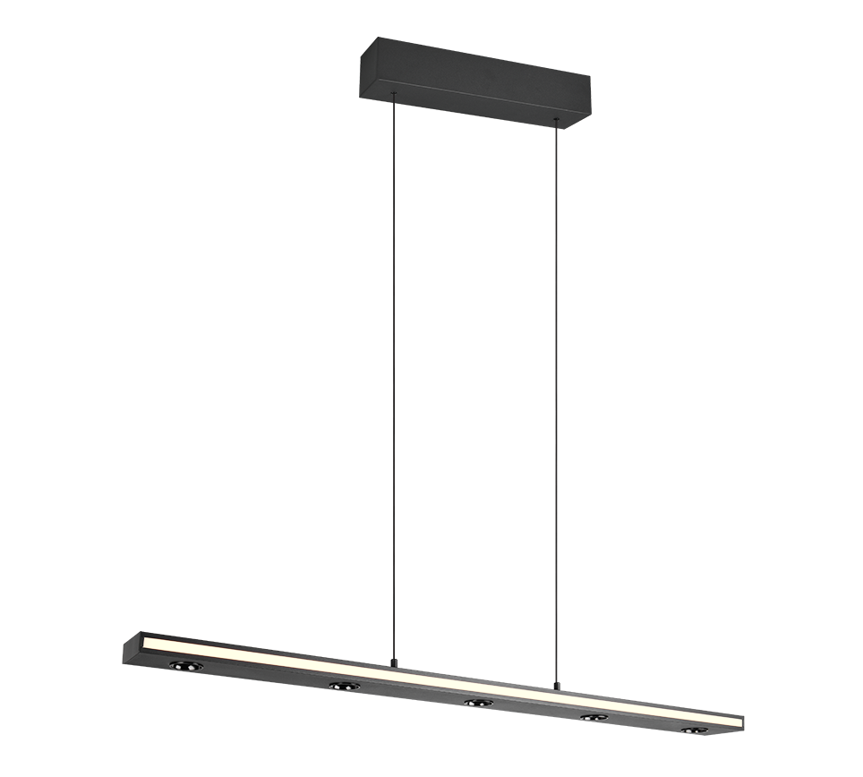Graham LED pendant matt black — 353010132