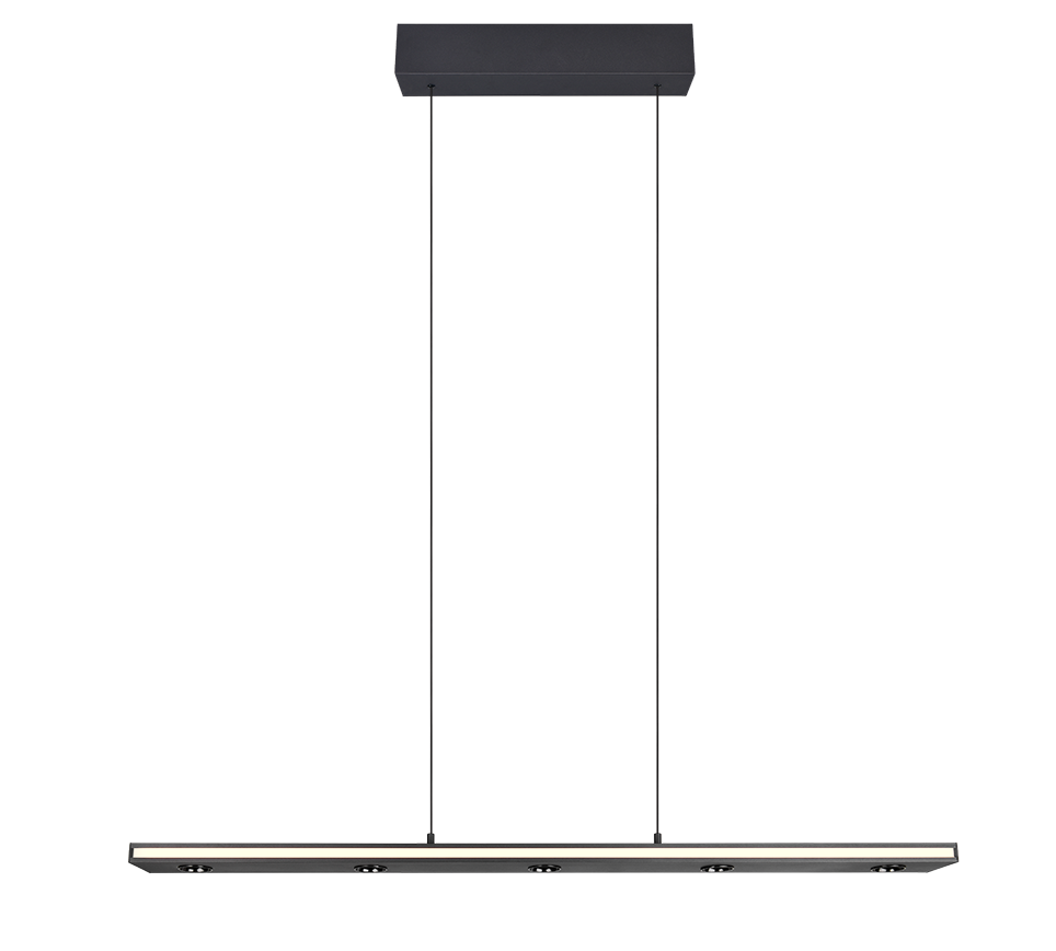 Graham LED pendant matt black — 353010132