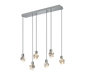 Verano LED pendant 6-pc transparent — 354510606