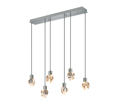 Verano LED pendant 6-pc transparent — 354510606