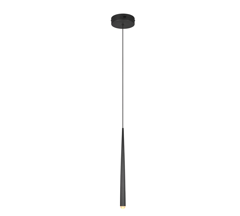 Cala LED pendant 1-pc matt black — 354810132