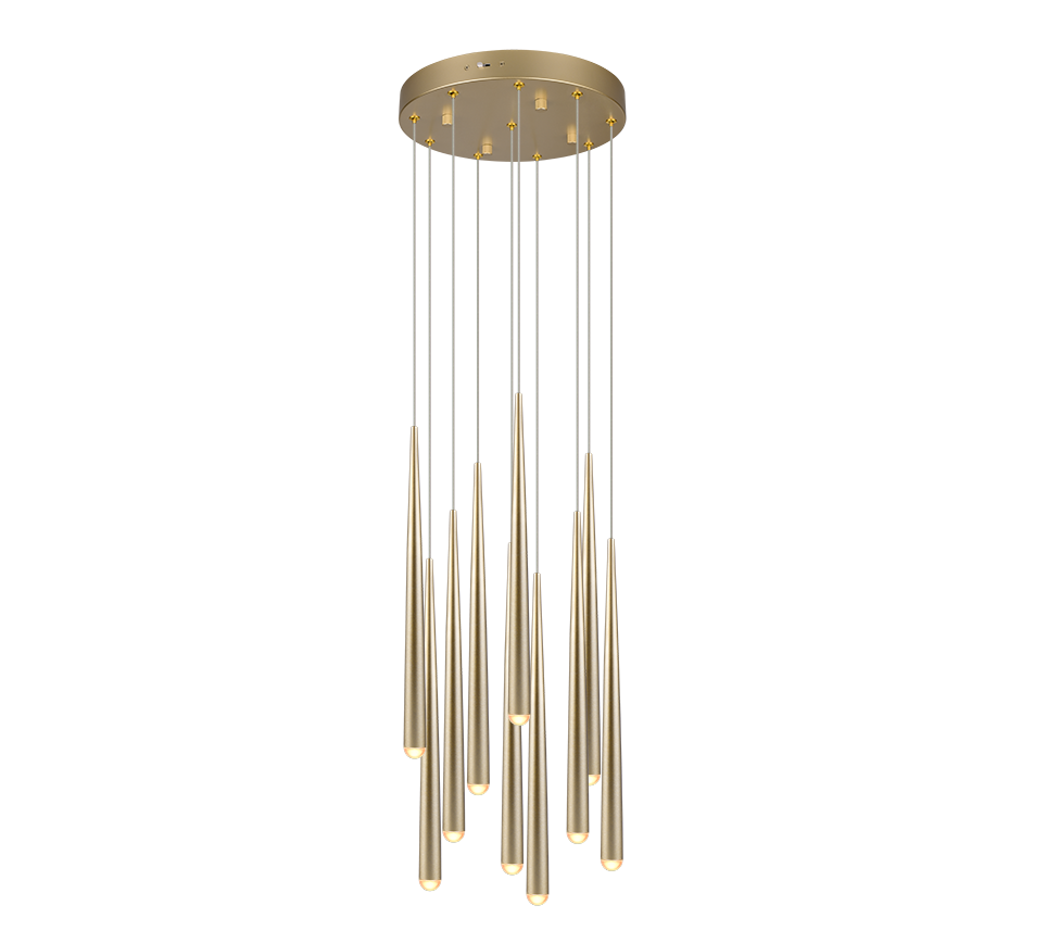 Cala LED pendant 10-pc gold — 354831079