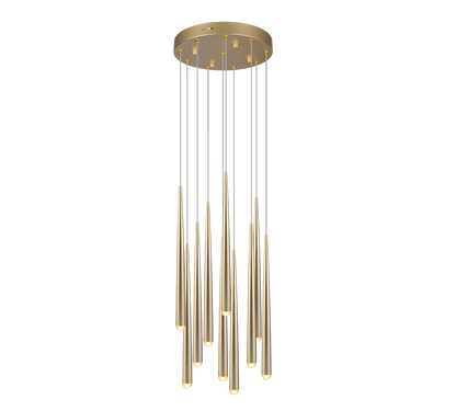 Cala LED pendant 10-pc gold — 354831079