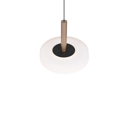 Celeste LED pendant 1-pc matt black/white/coffee brown — 354910165
