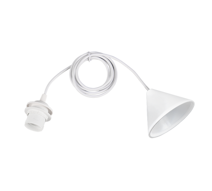 Sala E27-suspension kit 2m white with plastic cord — 359100101