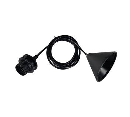 Sala E27-suspension kit 2m black with plastic cord — 359100102