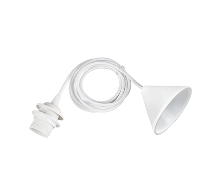 Sala E27-suspension kit 2m white with textile cord — 359190101