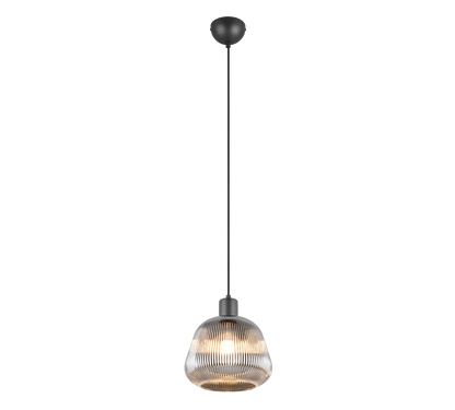 Tarifa pendant 1-pc E27 matt black/chrome plated — 362800132