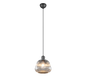 Tarifa pendant 1-pc E27 matt black/chrome plated — 362800132