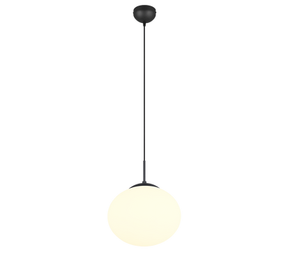 Fomento pendant 30 cm E27 matt black/white — 363100132