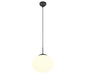 Fomento pendant 30 cm E27 matt black/white — 363100132