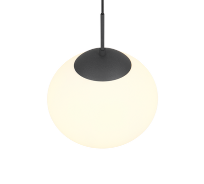 Fomento pendant 30 cm E27 matt black/white — 363100132