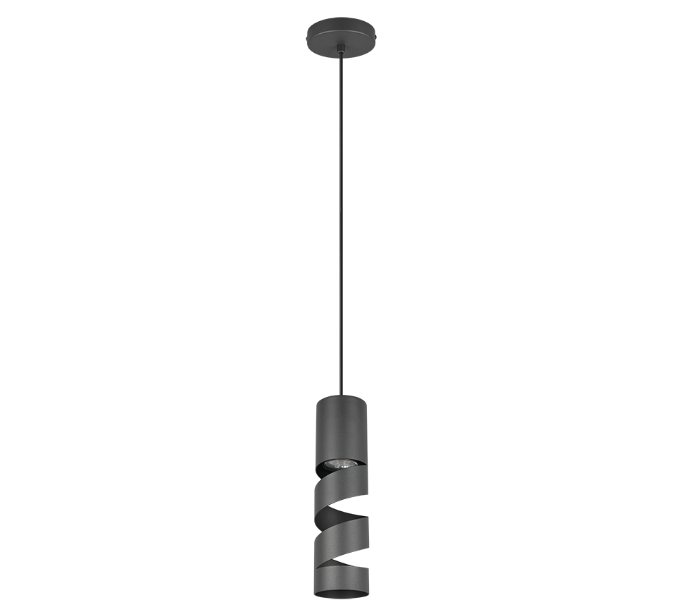 Stream pendant GU10 matt black — 364000132