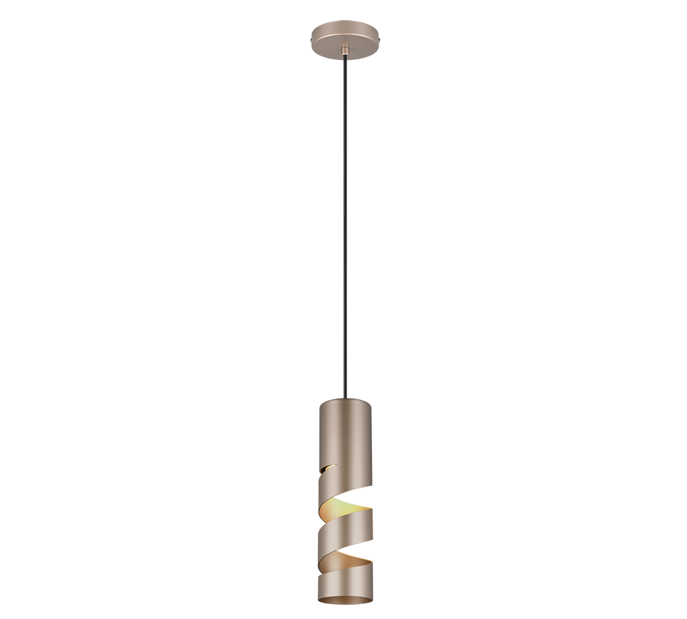 Stream pendant 1-pc GU10 coffee brown — 364000165