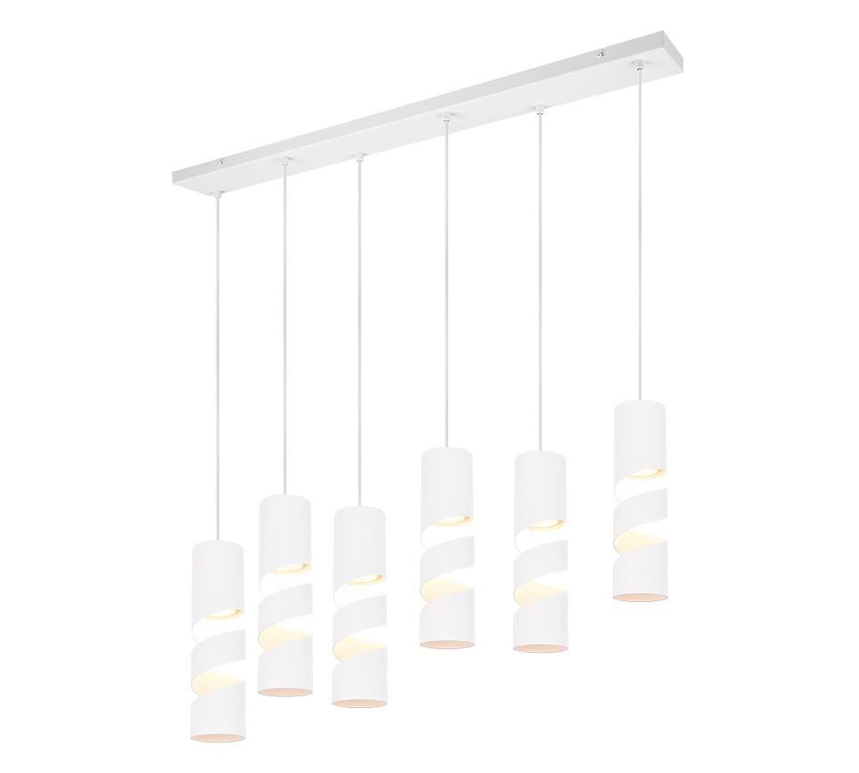Stream pendant 6-pc GU10 matt white — 364000631