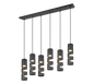 Stream pendant 6-pc GU10 matt black — 364000632