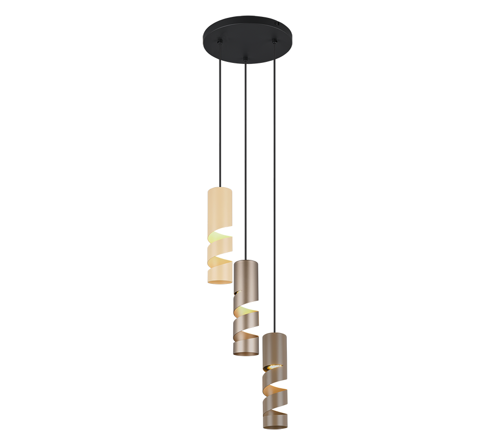 Stream pendant 3-pc GU10 multicolor — 364030317