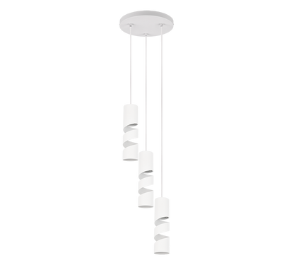Stream pendant 3-pc GU10 matt white — 364030331