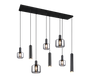 Mataro pendant 8-pc matt black/chrome plated — 364100832
