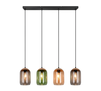 Cork pendant 4-pc E27 multicolor — 364600417