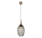 Soraya pendant 26 x 48 cm E27 matt black/antique brass — 365420104