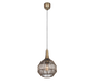 Soraya pendant 26 x 27 cm E27 matt black/antique brass — 365430104