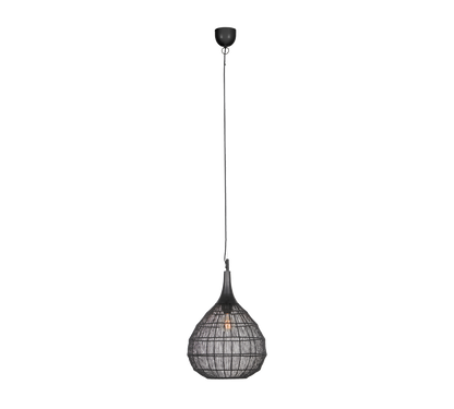 Soraya pendant 42 cm E27 matt black — 365440132