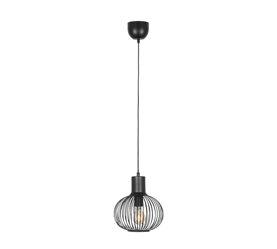 Gila pendant 23 cm E27 matt black — 365700132