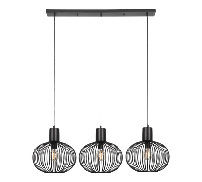 Gila pendant 3-pc E27 matt black — 365700332