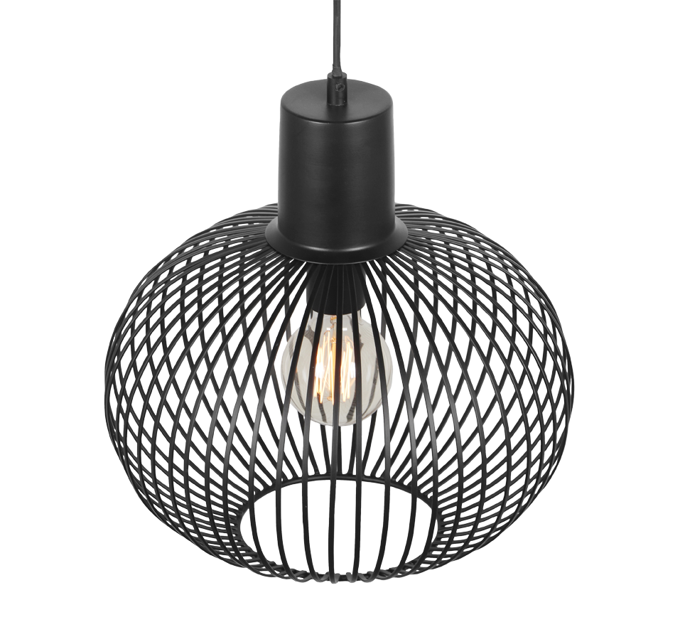 Gila pendant 33 cm E27 matt black — 365790132