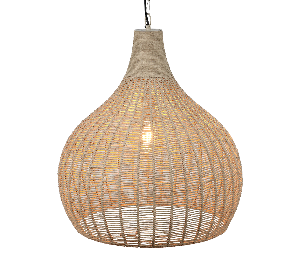 Janne pendant 54 cm E27 natural color/jute — 366700136