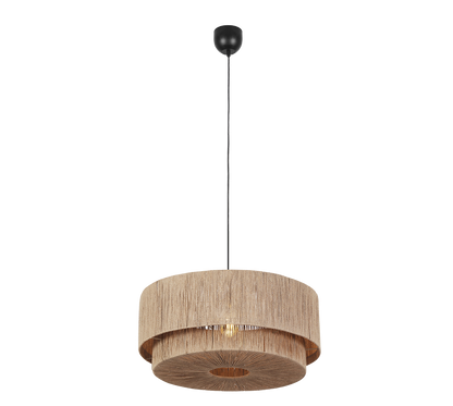 Smilla pendant 1-pc 60 cm E27 natural color/jute — 366890136
