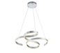Francis LED pendant brushed aluminium — 371310105